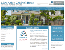 Tablet Screenshot of abbott-house.org